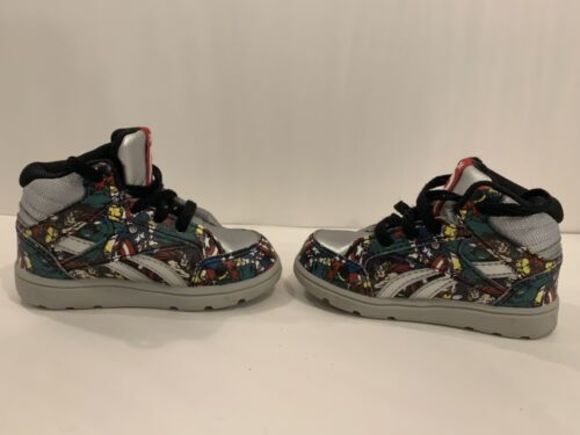 Reebok Marvel Superhero Multi Hero Toddler Sneakers - Size 5 - Picture 5 of 8